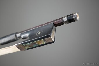 Husľový sláčik August Edwin Prager + certifikát a ohodnoteni - 4