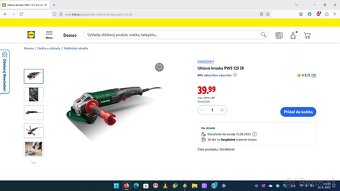 Uhlová brúska Parkside - 4