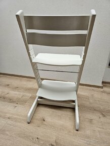 Biela detská rastúca stolička Jitro - 4
