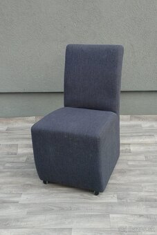 Set kresiel na kolieskach – sivé . - 4