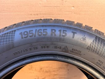 Zimné pneumatiky 195/65 R15 Continental a Matador sada - 4