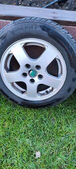 Predám zimné elektróny 5x100 R14 - 4