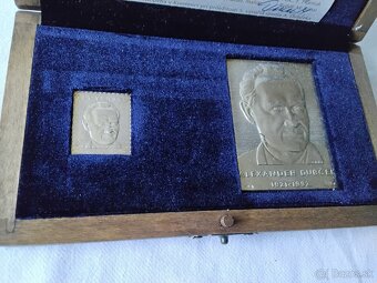 Plaketa a znamka , striebro AG, Dubček - 4