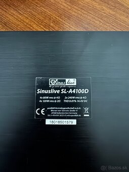 Zosilňovač Sinuslive SL-A4100D - 4