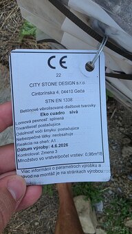 Vegetačná dlažba Eko Cuadro 8 cm sivá - 4