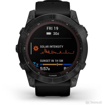 Garmin Fenix 7X Sapphire Solar Black DLC Titanium/Black Band - 4