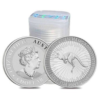 Investičné striebro, mince 1oz - 4