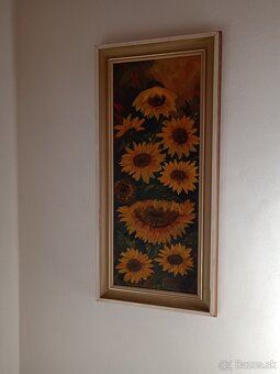 Maľované obrazy, obrau, drevený rám - 4