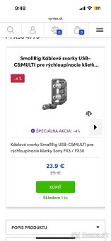 Sony FX3/FX30 Klietka Nove - 4