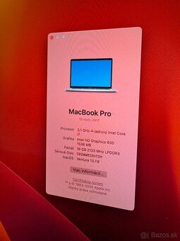 MacBook Pro 15" (2017) – i7, 16GB RAM, 500GB SSD - 4