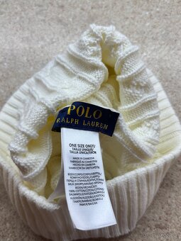 Polo ralph lauren čiapka biela/modra - 4