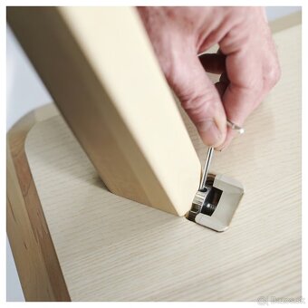 Stôl IKEA LISABO (140x78 cm) jaseňová dyha - 4