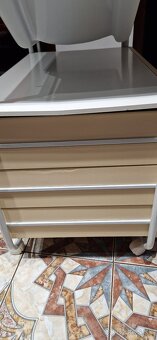 Retro prebaľovacia komoda,stolík s vaničkou - 4