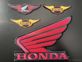 Motorkárska nášivka veľka Honda na chrbát - 4