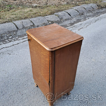 RETRO.STAROZITNY NOCNY STOLIK,TOALETNY STOLIK - 4