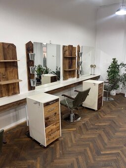 Sada nábytku z kartáčovaného dreva - 4