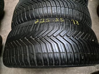 225/55 r18 celoročné 4 ks MICHELIN dezén 7,7 - 6,3 mm - 4