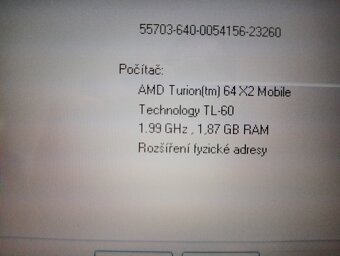 predám notebook DELL LATITUDE D531 , WINDOWS XP. - 4