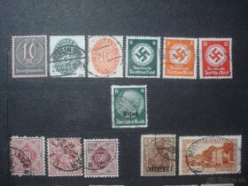 72 známok Deutsches Reich, Danzig, Wurttemberg, Saargebiet.. - 4