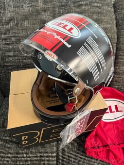 Prilba- Bell Bullitt gloss black - NOVÁ Veľkosť S - 4