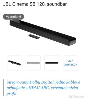 JBL soundbar SB 120 - 4