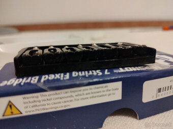 Hipshot 7 String Fixed Guitar Bridge 41075B - 4
