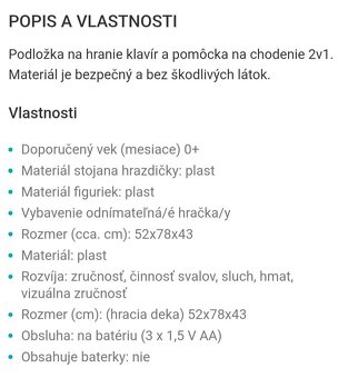 Chodítko / hrazdička 2v1 - 4