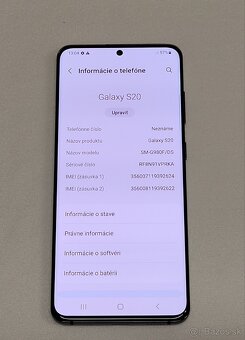 Samsung Galaxy S20 Biely - 4