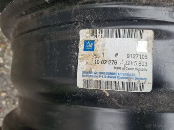 Plechove disky 4x100mm r15 opel - 4