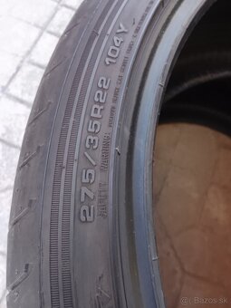 Predám letné pneu 275/35r22 - 4