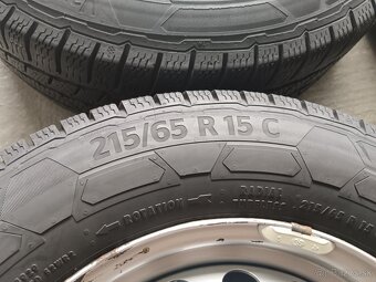 15"Zimné kolesá Ford Transit Custom 5x160 215/65 R15 C - 4