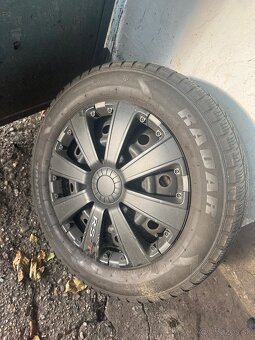 215/60 R16 Zimné pneumatiky + oceľové disky, komplet set - 4