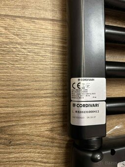 Elektrický radiátor Cordivari 50x120 cm čierny - 4