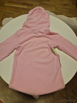 Dievčenský detský župán s kapucňou - 4