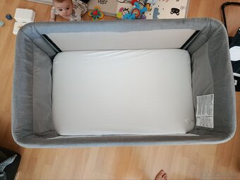 Prístavná postieľka Joie roomie gray flannel - 4