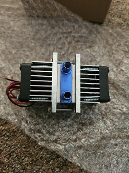NOVÝ Termoelektrický Chladič TEC Modul 12V s Vodným Blokom - 4
