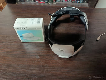 Popruhy na hlavu VR + baterky a nabíjací dok - 4