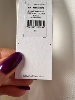 Calvin Klein elegantné dámske sako / blazer nové s visačkou - 4