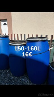 Predám plastove sudy 220l - 4