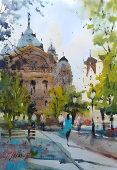 Obraz Košice Akvarel - 4