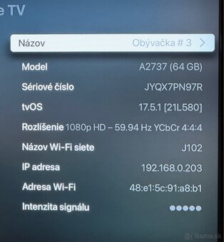 Apple TV 4K Wi‑Fi 64GB, 2022, model: A2737 #3 - 4