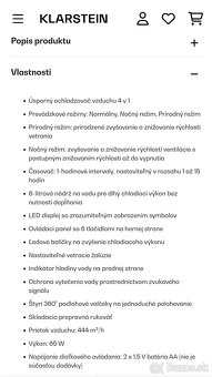 Ochladzovač vzduchu Klarstein - 4