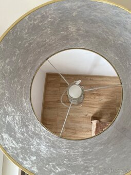 Stojaca lampa so zlatým tienidlom EGLO - 4