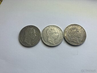 Rakúsko Uhorsko 1 zlatníky forint florint - strieborné mince - 4
