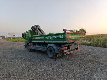 Predám Mercedes-Benz Atego 1317 sklápač + Hydraulická ruka - 4