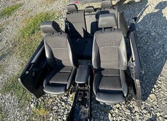 Sedačky bmw f25 x3 kompletne polokožené sedadla - 4