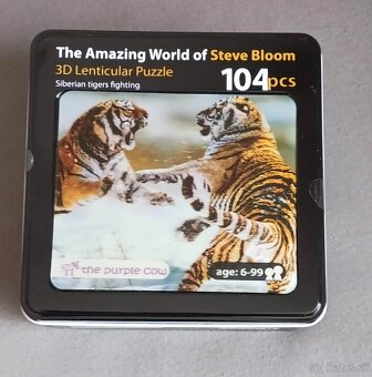 3D puzzle v kovových krabičkách, aj magnet. - 4