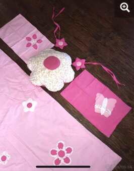 Ružový prehoz na posteľ pre dievčatko - 4