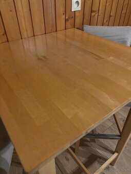 Barovy stol + stolicky IKEA - 4