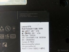 základná doska z notebooku Lenovo G770 - 4